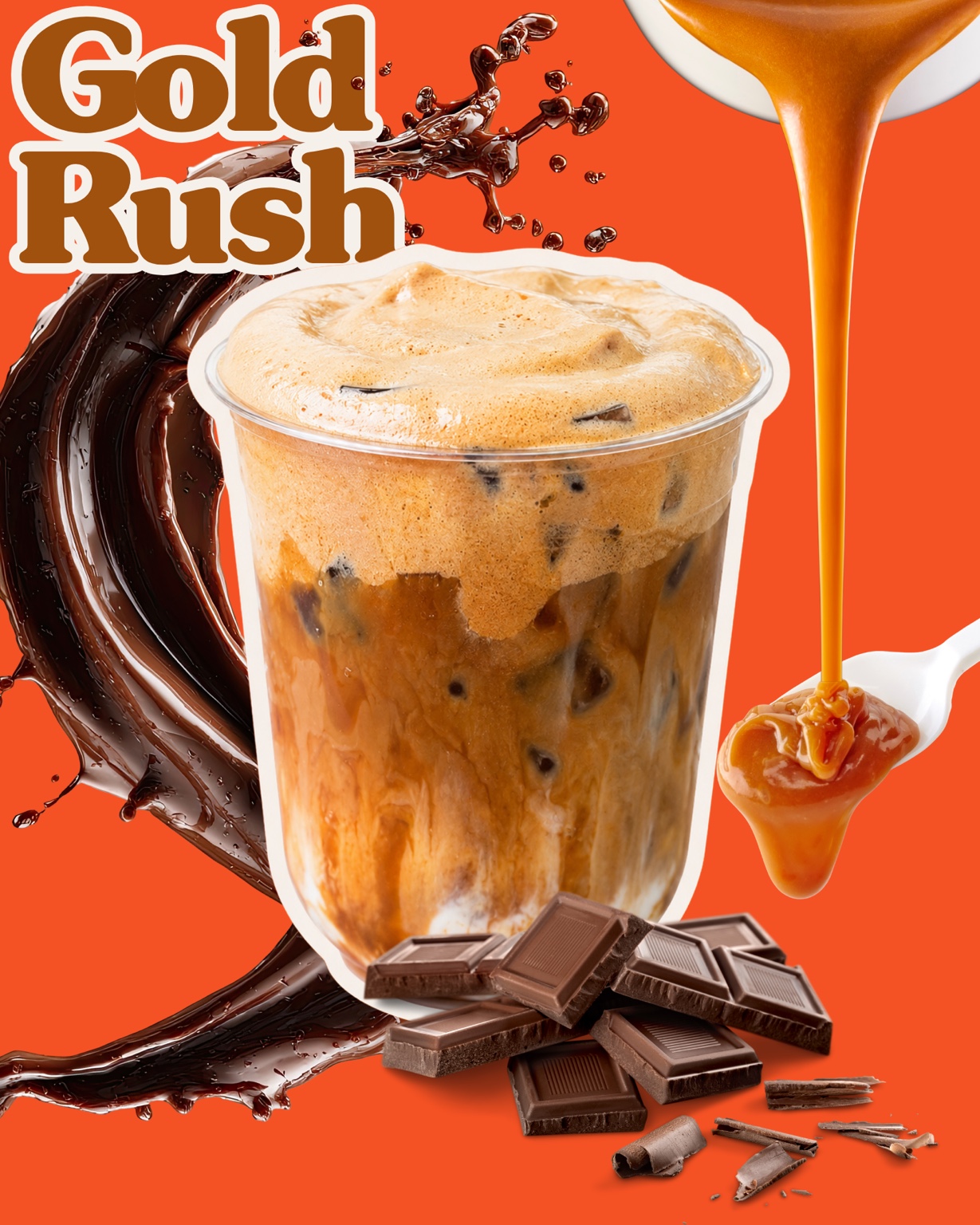 Gold Rush featured drink artwork.